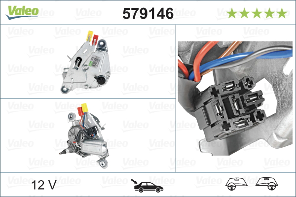 Motor stieračov VALEO